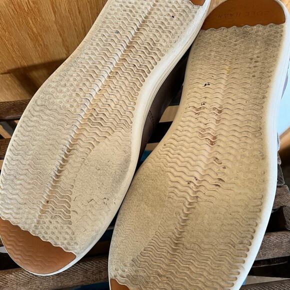 COLE HAAN GRAND OS REAGAN SHOES, tan leather men's size 12 - Picture 7 of 7